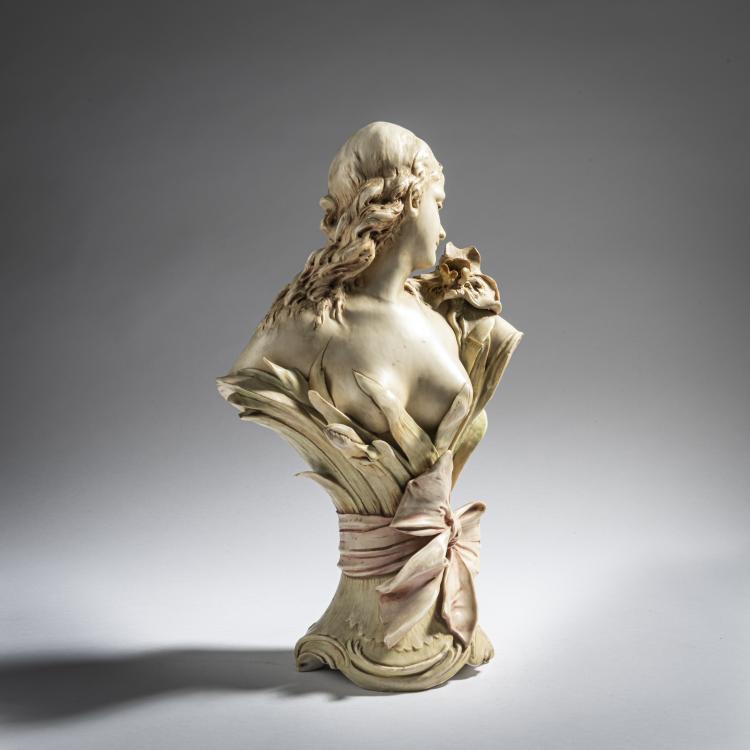 Bild 5 zu Objekt, M&auml;dchenb&uuml;ste, um 1899, Anton Nelson, Amphora-Werke Riessner, Stellmacher & Kessel, Turn-Teplitz, 165D 479