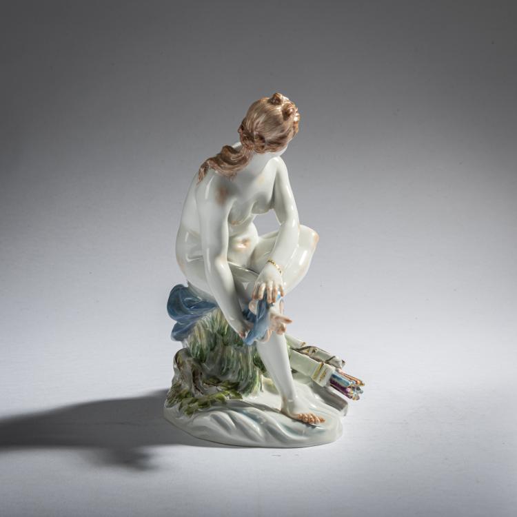 Bild 3 zu Objekt, 'Diana with Dog', 1769-74, Johann Carl Sch&ouml;nheit, Meissen, KPM, 165D 542