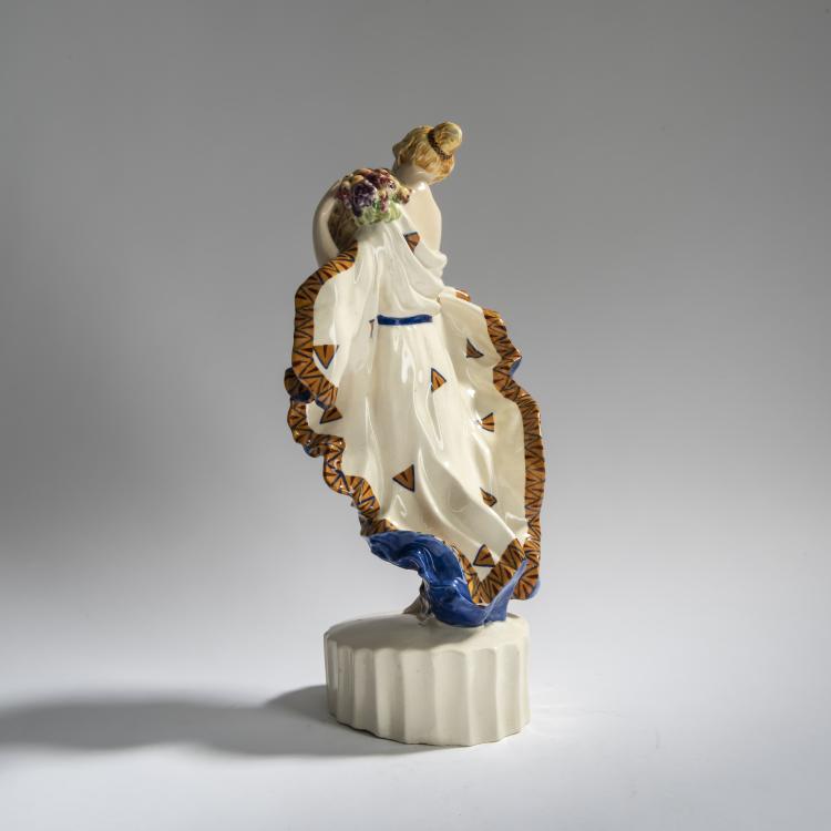 Bild 1 zu Objekt, Frau mit F&uuml;llhorn, 1920er Jahre, Wiener Kunstkeramische Werkst&auml;tte, Busch & Ludescher, 165D 573