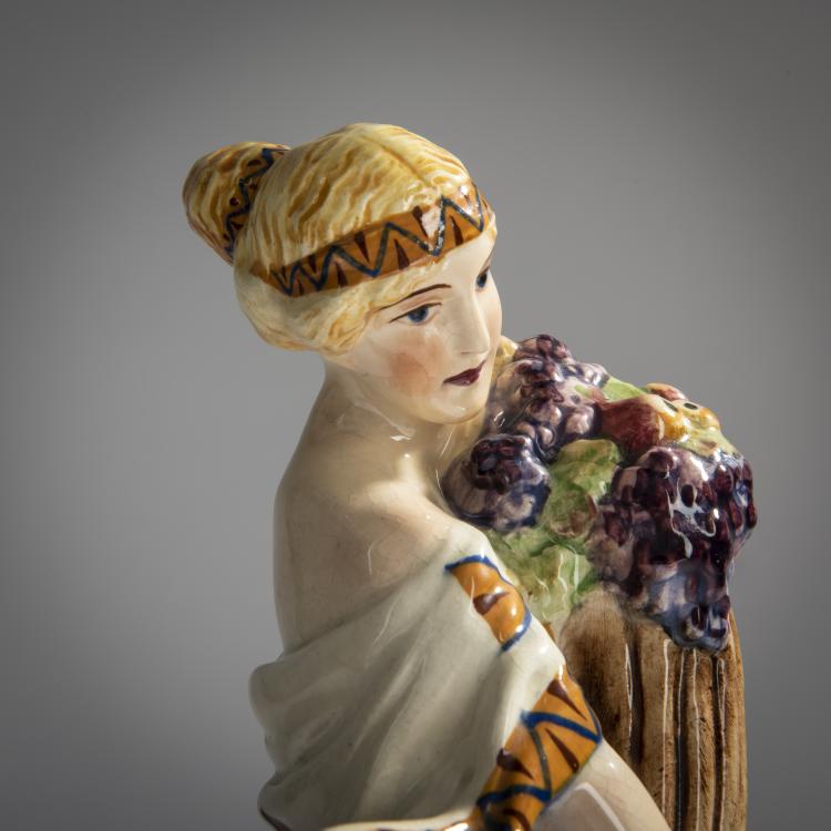 Bild 4 zu Objekt, Frau mit F&uuml;llhorn, 1920er Jahre, Wiener Kunstkeramische Werkst&auml;tte, Busch & Ludescher, 165D 573