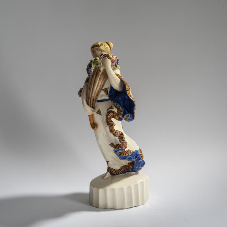 Bild 5 zu Objekt, Frau mit F&uuml;llhorn, 1920er Jahre, Wiener Kunstkeramische Werkst&auml;tte, Busch & Ludescher, 165D 573