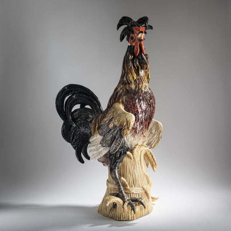 Hauptbild zu Objekt, 'Paduaner Hahn', 1854, Johann Joachim Kaendler,Ernst August Leuteritz, Meissen, KPM, 165D 549