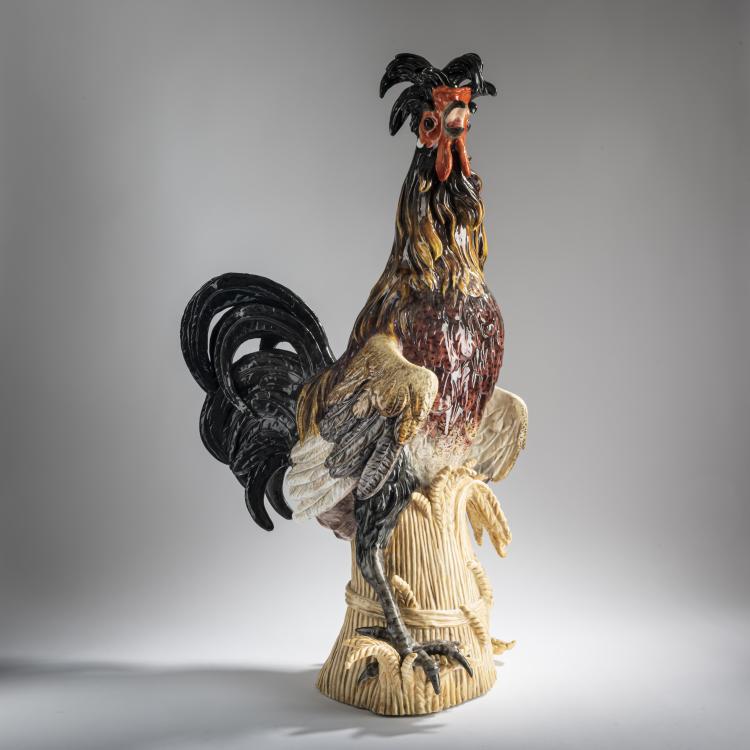 Bild 1 zu Objekt, 'Paduaner Hahn', 1854, Johann Joachim Kaendler,Ernst August Leuteritz, Meissen, KPM, 165D 549