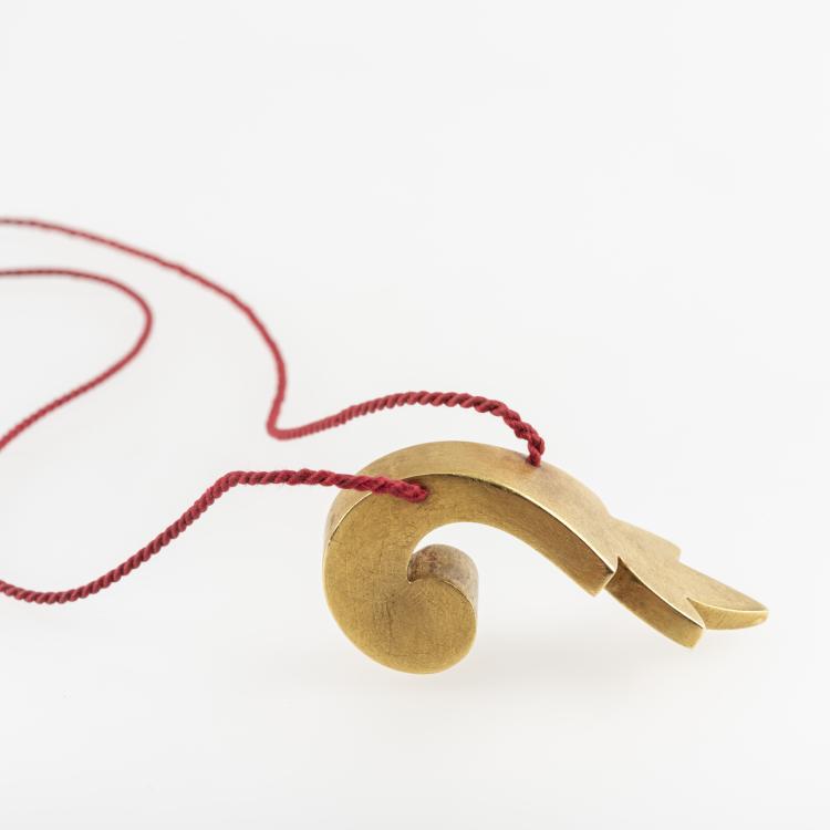 Bild 1 zu Objekt, 'Volute' pendant, 1988, Daniel Kruger, Anthologie Quartett, 166C 472