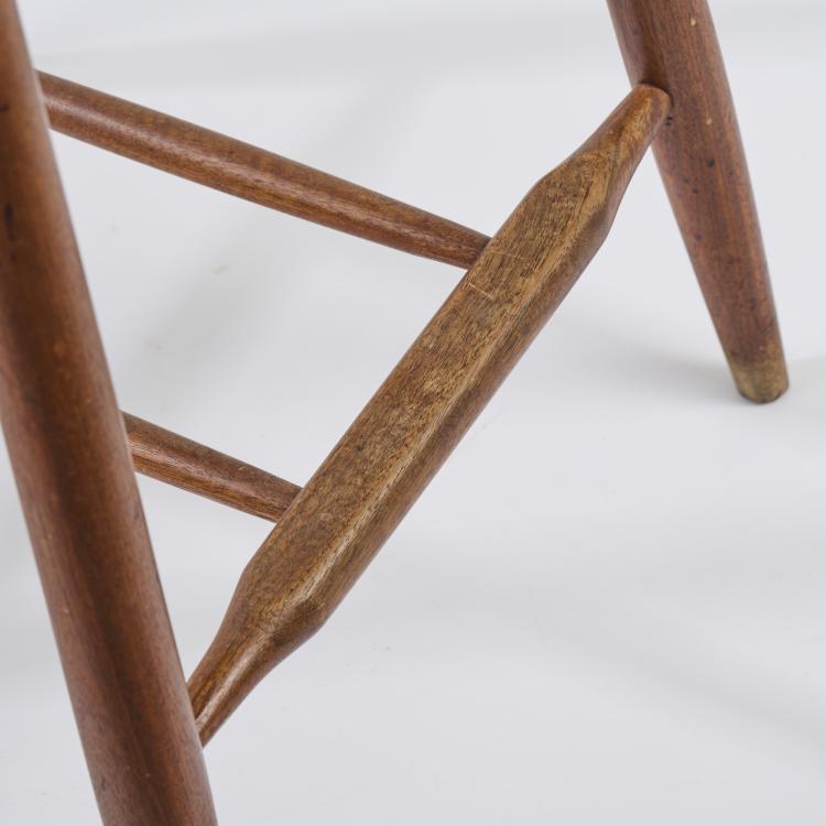 Bild 10 zu Objekt, Barhocker 'High Four-Legged Chair', um 1950, George Nakashima, Nakashima Studios, New Hope, Pennsylvania, 166A 146