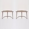 2 console tables, c. 1950