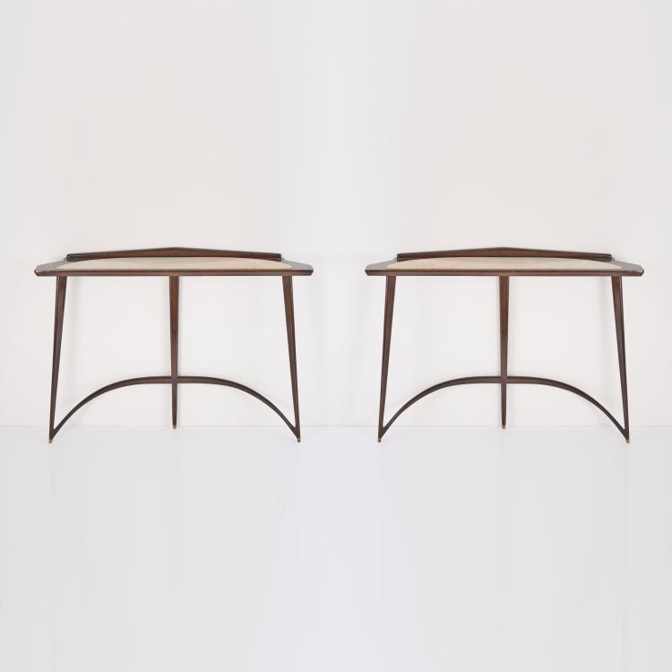Hauptbild zu Objekt, 2 console tables, c. 1950, Carlo Enrico Rava, Italien, 166A 89