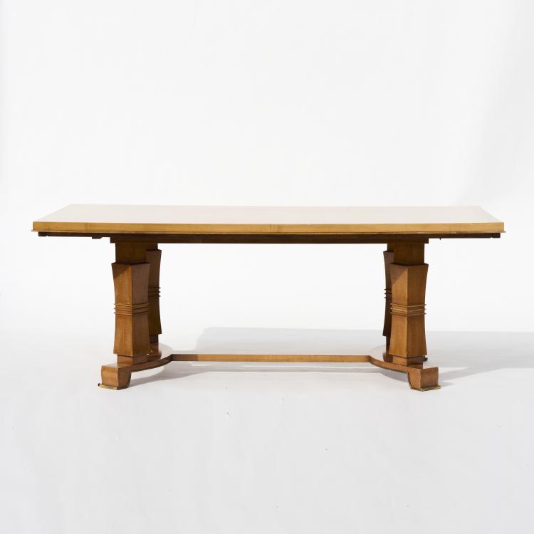 Hauptbild zu Objekt, Dining table, c. 1945, Jules Leleu, Leleu, Paris, 165C 450