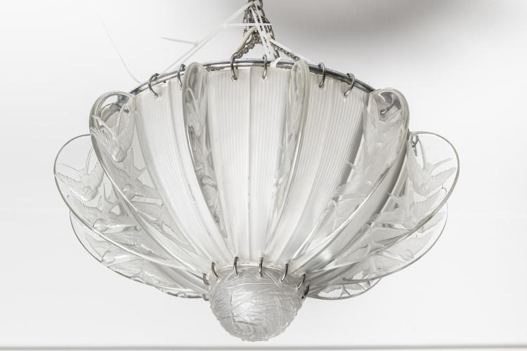 Bild 4 zu Objekt, 'Hirondelles' ceiling light, 1921, Ren&eacute; Lalique, Lalique, Ren&eacute;, Combs-la-Ville/Wingen-sur-Moder, 165A 9