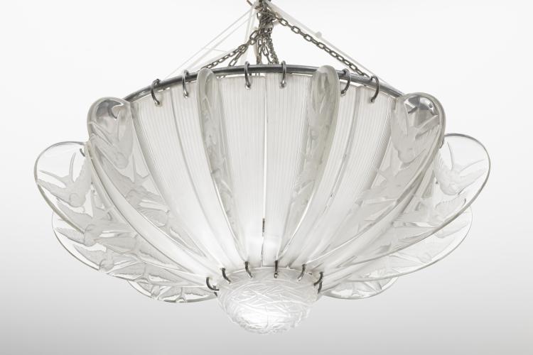 Bild 7 zu Objekt, 'Hirondelles' ceiling light, 1921, Ren&eacute; Lalique, Lalique, Ren&eacute;, Combs-la-Ville/Wingen-sur-Moder, 165A 9