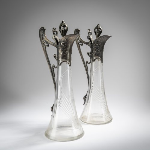 2 carafes, c. 1905