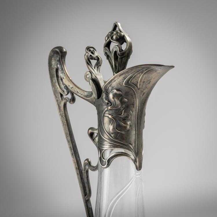 Bild 1 zu Objekt, 2 carafes, c. 1905, WMF, Geislingen, 165C 343