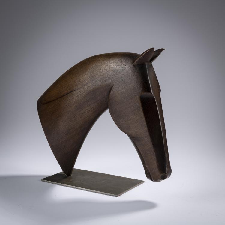 Hauptbild zu Objekt, Horse Head, 1940s, Karl Hagenauer, Hagenauer, Wien, 165C 302