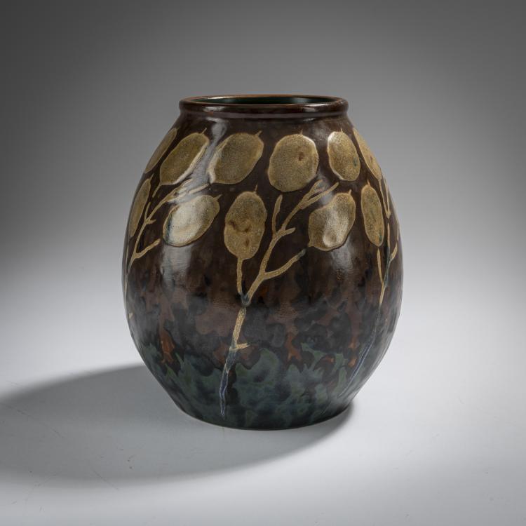 Bild 1 zu Objekt, Vase 'Pope's Money', c. 1921, Charles Catteau (attributed), Boch Fr&egrave;res, La Louvi&egrave;re, 165C 418