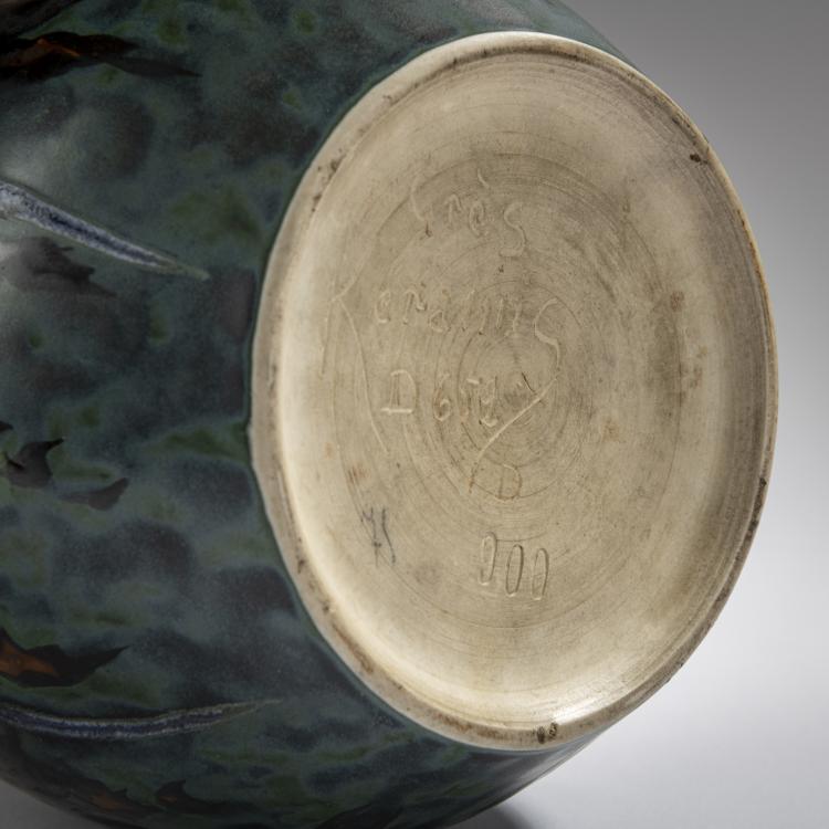 Bild 2 zu Objekt, Vase 'Pope's Money', c. 1921, Charles Catteau (attributed), Boch Fr&egrave;res, La Louvi&egrave;re, 165C 418