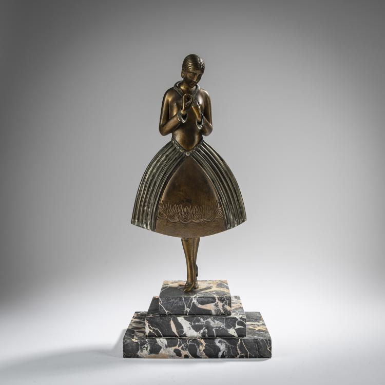 Hauptbild zu Objekt, Dancer, c. 1930, Ghanu Gantcheff, Guillard, Marcel, Asni&egrave;res, 165C 298