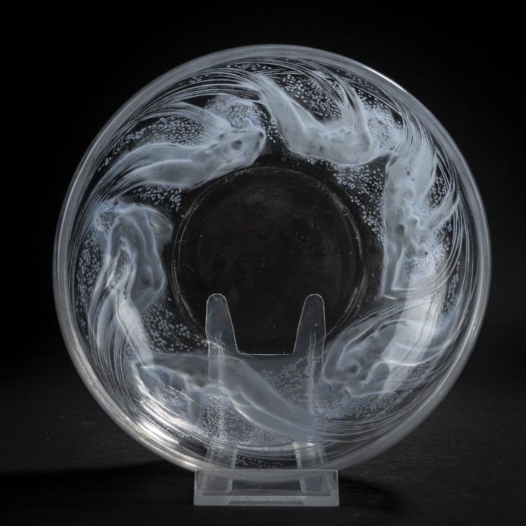 Bild 1 zu Objekt, Schale (coupe referm&eacute;e) 'Ondines', 1921, Ren&eacute; Lalique, Lalique, Ren&eacute;, Combs-la-Ville/Wingen-sur-Moder, 165A 10