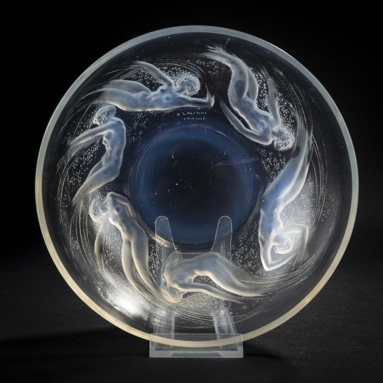 Hauptbild zu Objekt, Bowl (coupe ouverte) 'Ondines', 1921, Ren&eacute; Lalique, Lalique, Ren&eacute;, Combs-la-Ville/Wingen-sur-Moder, 165A 13