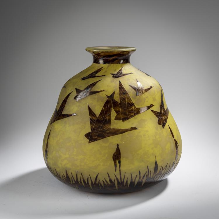 Hauptbild zu Objekt, Vase 'Halbrans', 1924-27, Schneider, Epinay-sur-Seine, 165B 216