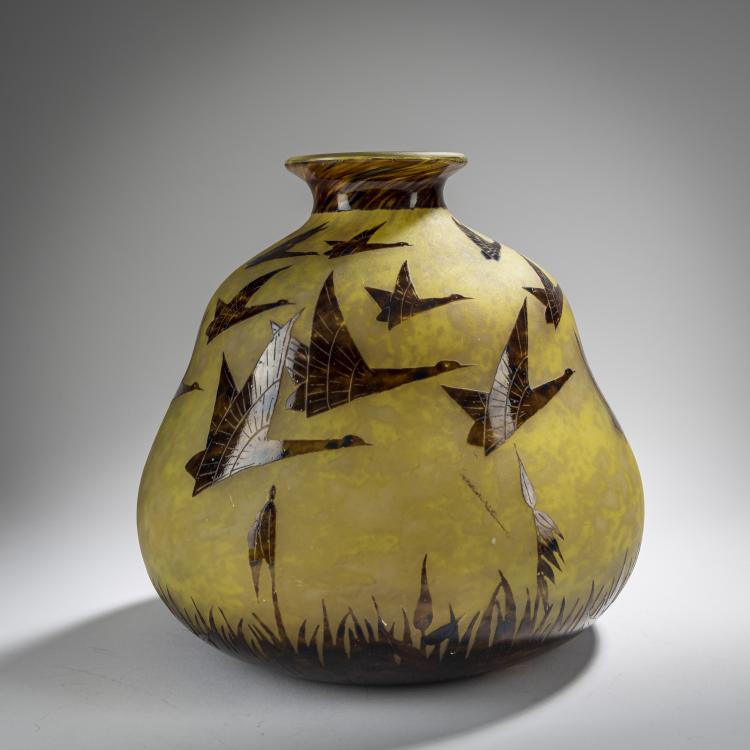 Bild 1 zu Objekt, Vase 'Halbrans', 1924-27, Schneider, Epinay-sur-Seine, 165B 216