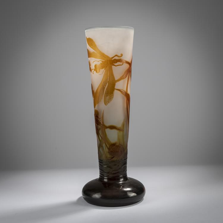 Bild 1 zu Objekt, Vase 'Libellules et Sagittaire', 1908-20, Emile Gall&eacute;, Gall&eacute;, Nancy, 165B 171