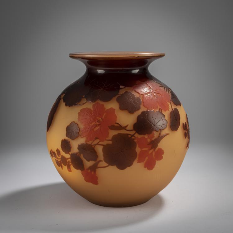 Hauptbild zu Objekt, 'Capucines' Vase, 1925-36, Emile Gall&eacute;, Gall&eacute;, Nancy, 165B 178