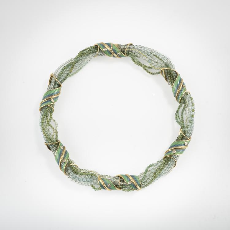 Hauptbild zu Objekt, Collier, 1980er Jahre, Deutschland, 166D 589