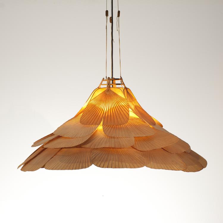 Hauptbild zu Objekt, 'Roku-Ju' ceiling light from the 'Uchiwa' series, 1975, Ingo Maurer, Design M, Maurer, Ingo, M&uuml;nchen, 166A 161