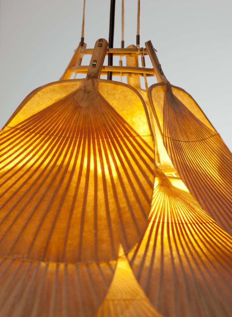 Bild 1 zu Objekt, 'Roku-Ju' ceiling light from the 'Uchiwa' series, 1975, Ingo Maurer, Design M, Maurer, Ingo, M&uuml;nchen, 166A 161