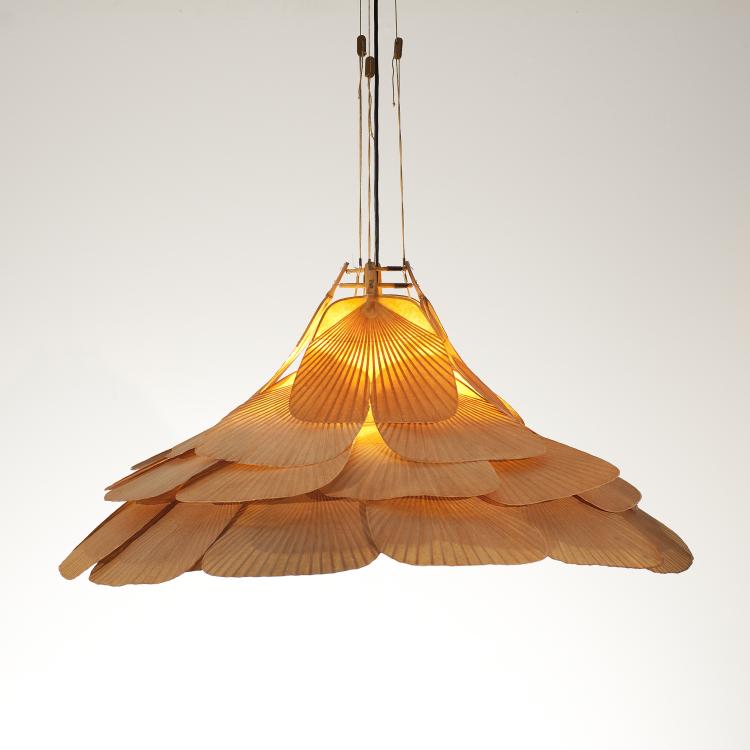 Bild 9 zu Objekt, 'Roku-Ju' ceiling light from the 'Uchiwa' series, 1975, Ingo Maurer, Design M, Maurer, Ingo, M&uuml;nchen, 166A 161