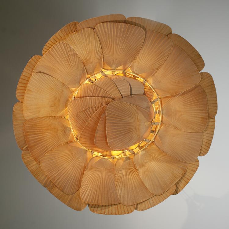 Bild 11 zu Objekt, 'Roku-Ju' ceiling light from the 'Uchiwa' series, 1975, Ingo Maurer, Design M, Maurer, Ingo, M&uuml;nchen, 166A 161