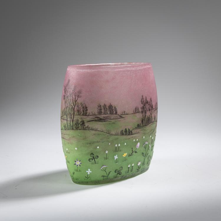 Bild 1 zu Objekt, Vase 'Prairie en fleurs', 1898-1900, Daum Fr&egrave;res, Nancy, 165B 84