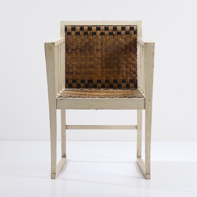 Bild 4 zu Objekt, Armlehnsessel, um 1903, Wilhelm Schmidt (zugeschrieben), Prag-Rudniker Korbwarenfabrikation, Wien (zugeschrieben/attr.), 167B 334