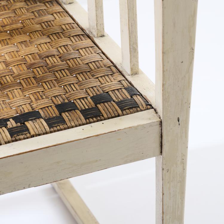 Bild 5 zu Objekt, Armlehnsessel, um 1903, Wilhelm Schmidt (zugeschrieben), Prag-Rudniker Korbwarenfabrikation, Wien (zugeschrieben/attr.), 167B 334