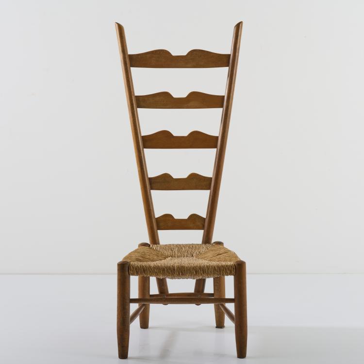 Hauptbild zu Objekt, Highback chair, c. 1939, Gio Ponti, Italien, 166A 88