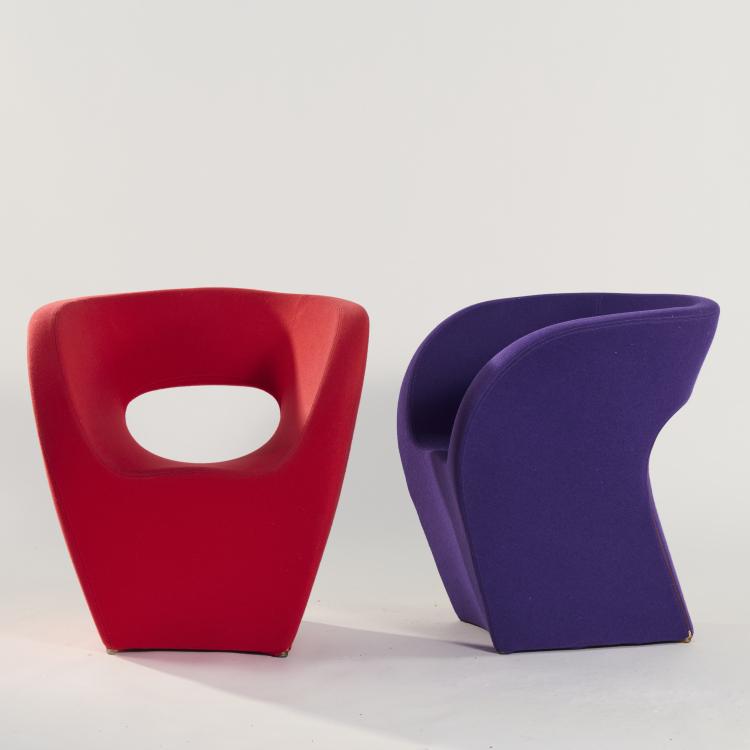 Bild 1 zu Objekt, Zwei Sessel 'Victoria & Albert', 2000, Ron Arad, Moroso, Mailand, 166A 176