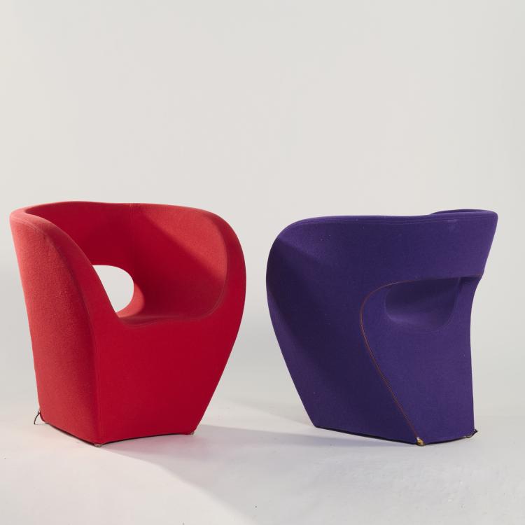 Bild 2 zu Objekt, Zwei Sessel 'Victoria & Albert', 2000, Ron Arad, Moroso, Mailand, 166A 176
