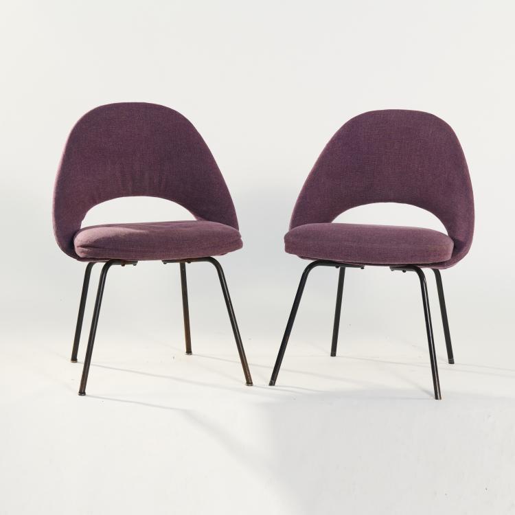 Hauptbild zu Objekt, Two '72 U UPC' chairs, 1948, Eero Saarinen, Knoll International, New York, 167B 382