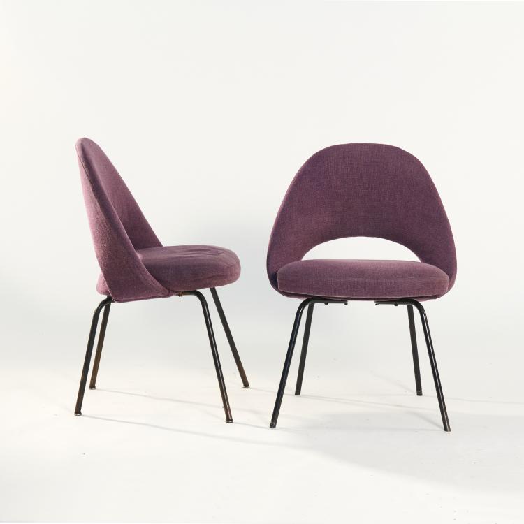 Bild 1 zu Objekt, Two '72 U UPC' chairs, 1948, Eero Saarinen, Knoll International, New York, 167B 382