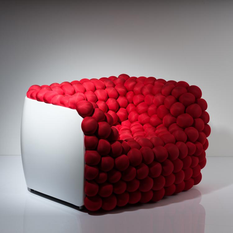 Hauptbild zu Objekt, 'Blueberry' armchair, 2010, Carlo Colombo, BYografia, Italien, 166A 186