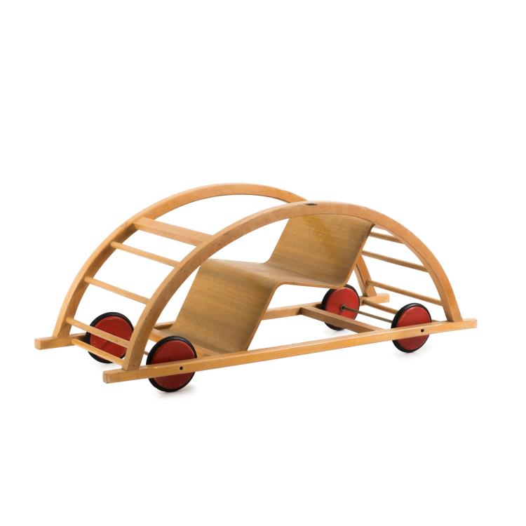 Hauptbild zu Objekt, Schaukelwagen, 1950, Hans Brockhage, Lenz, Siegfried, Berggie&szlig;h&uuml;bel/ Pirna, 166A 69