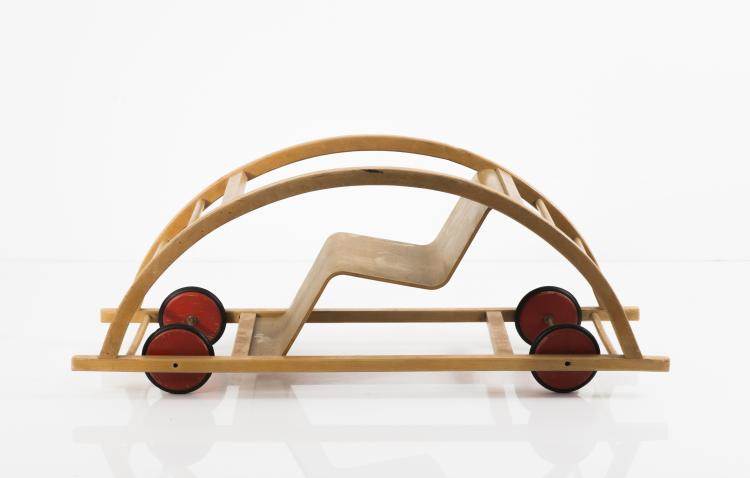 Bild 1 zu Objekt, Schaukelwagen, 1950, Hans Brockhage, Lenz, Siegfried, Berggie&szlig;h&uuml;bel/ Pirna, 166A 69
