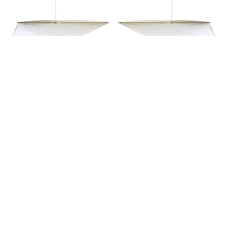 Hauptbild zu Objekt, Two 'Ariette' ceiling lights, 1973, Tobia Scarpa, Flos, Brescia, 167A 240