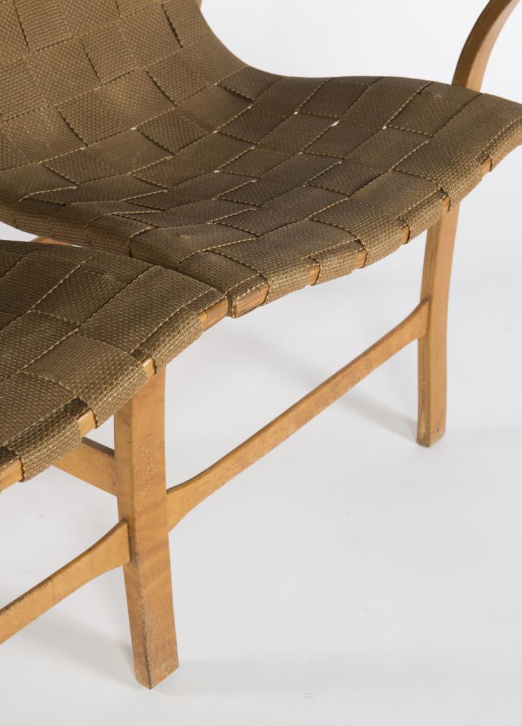 Bild 4 zu Objekt, 'Torparen' bench, c. 1942, Gustaf Axel Berg, V&auml;sby M&ouml;bel- och Inredningsfabrik, Upplands V&auml;sby, 166A 121