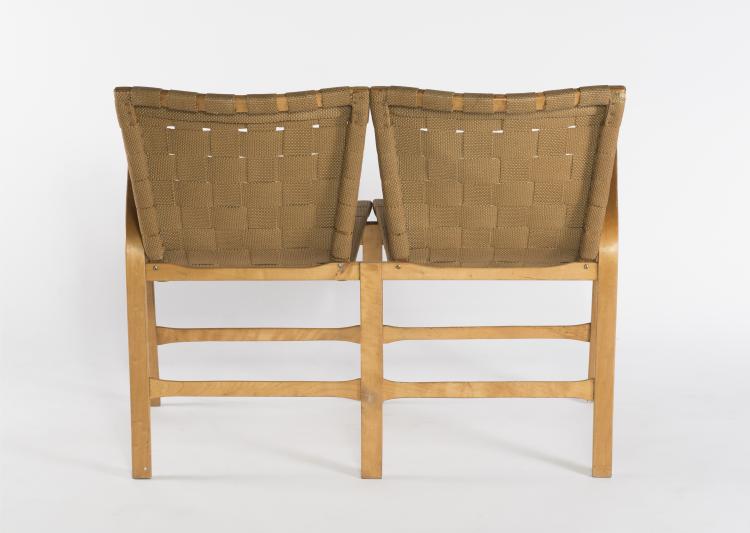 Bild 5 zu Objekt, 'Torparen' bench, c. 1942, Gustaf Axel Berg, V&auml;sby M&ouml;bel- och Inredningsfabrik, Upplands V&auml;sby, 166A 121