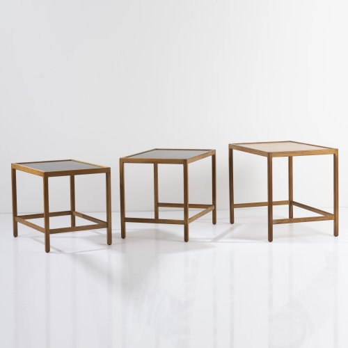 Three nesting tables, c. 1960