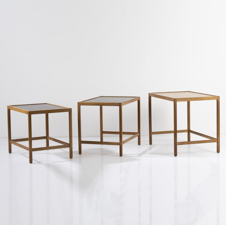 Hauptbild zu Objekt, Three nesting tables, c. 1960, Kurt &Oslash;stervig, Jason M&ouml;bler, Ringstedt, 166A 135