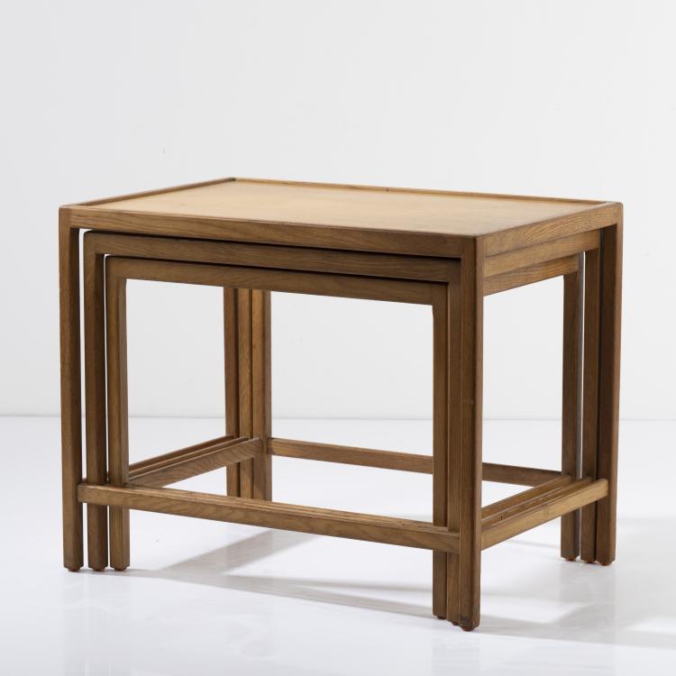 Bild 3 zu Objekt, Three nesting tables, c. 1960, Kurt &Oslash;stervig, Jason M&ouml;bler, Ringstedt, 166A 135
