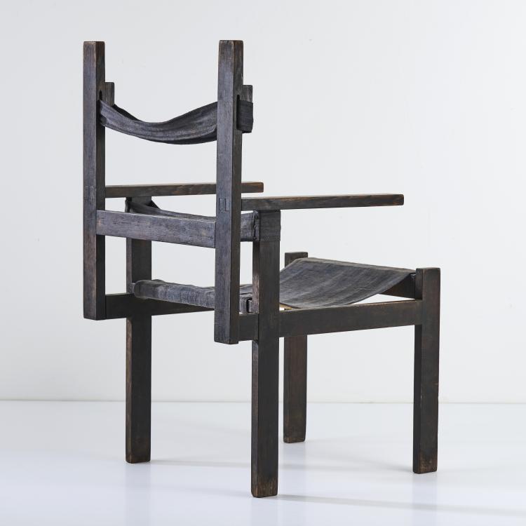 Bild 8 zu Objekt, 'ti 1a' wooden-slat chair, 1922-24, Marcel Breuer, Bauhaus, Weimar, 166A 50