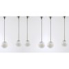 Six ceiling lights, 1930s